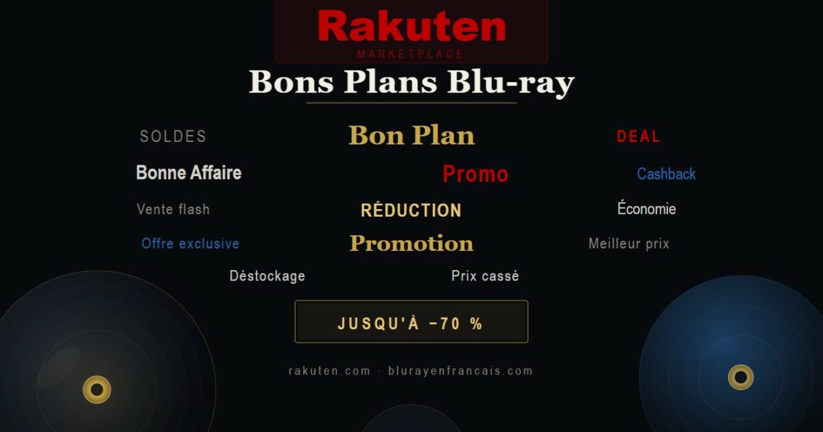 Blu-ray Code de réduction Rakuten #030426